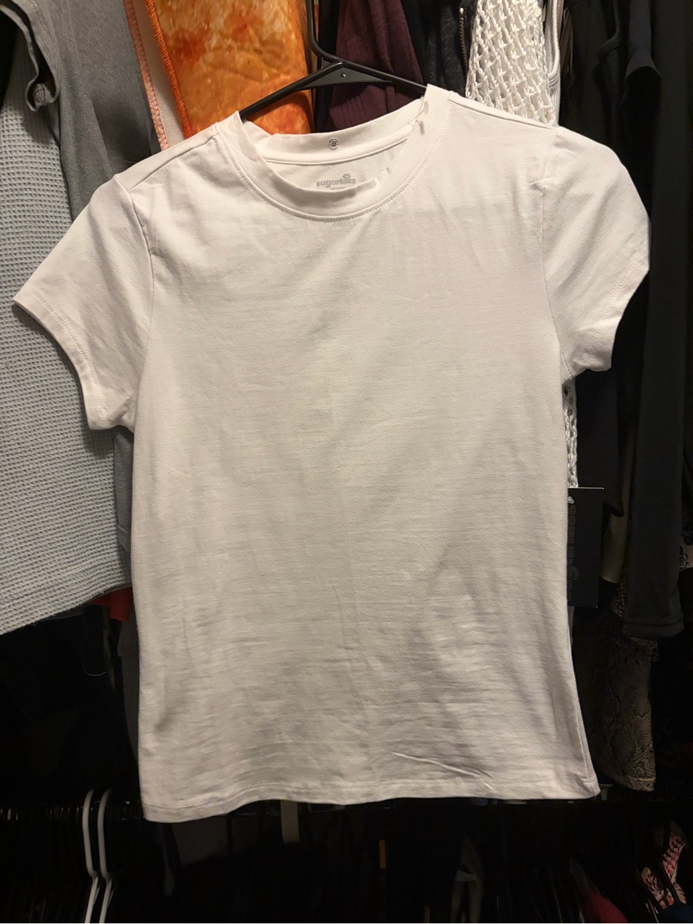 Everyday White Short-Sleeve Crewneck Tee - Women
